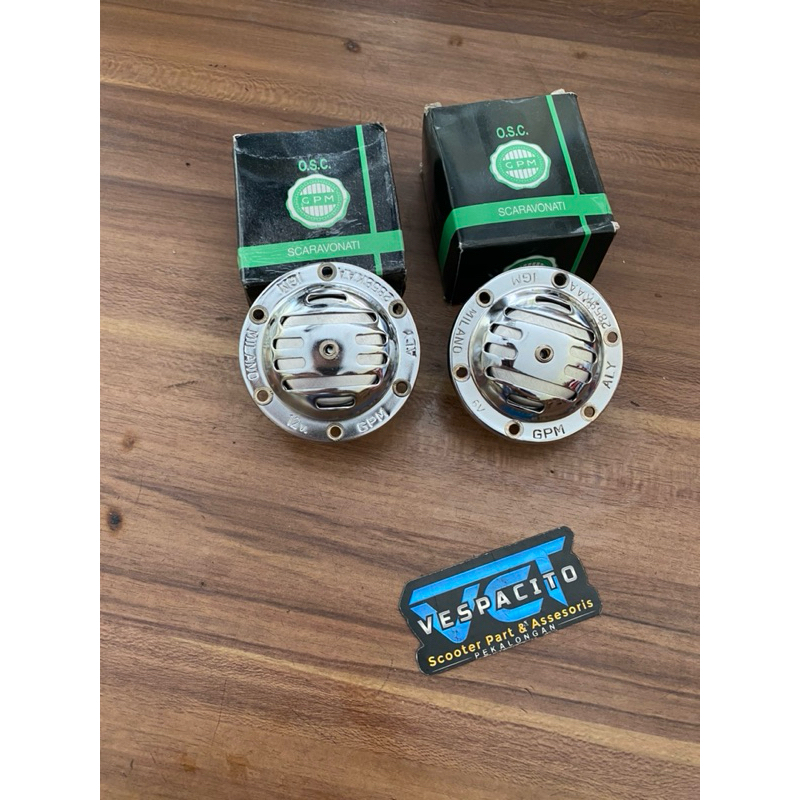 Horn vespa super sprint vbb vnb px ps pts 12volt 6volt
