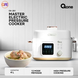 Oxone Master Electric Pressure Cooker Presto Listrik Elektrik Multi 12 Fungsi 4L OX-281