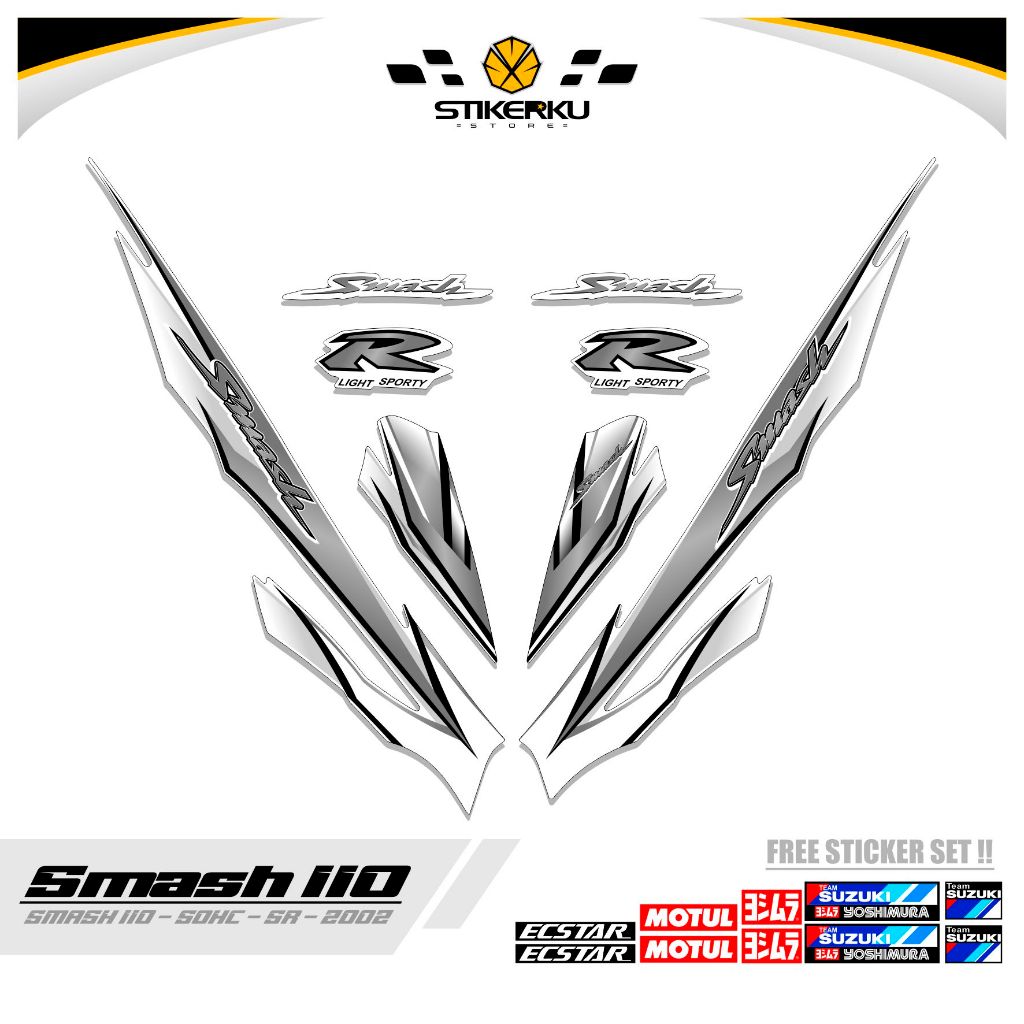 สติ๊กเกอร์ SMASH 110 R / MTF 15 / STRIPING SMASH 2002 / สติ๊กเกอร์ SR / สติ๊กเกอร์ / สติ๊กเกอร์ / กว