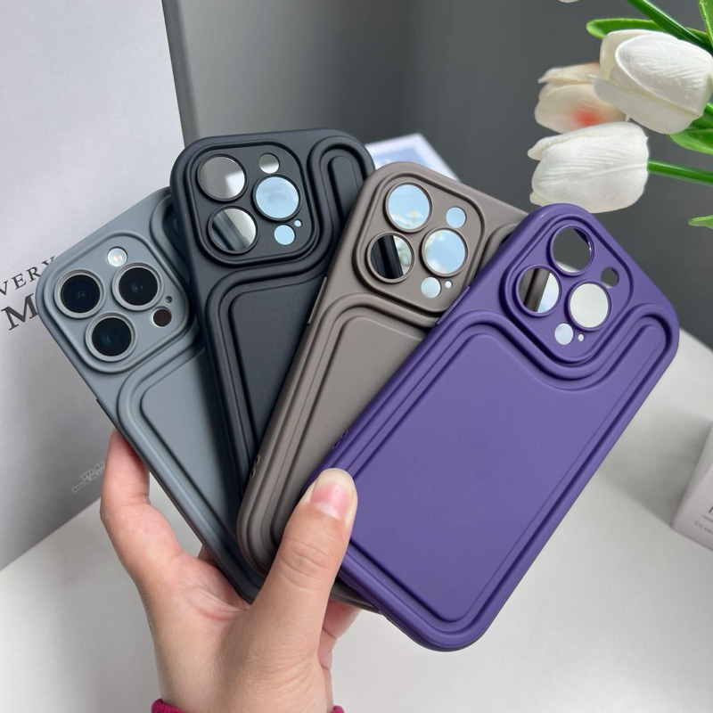 Softcase กันกระแทกบนมุมหรูหราสไตล์เกาหลีเย็นวัสดุพรีเมี่ยมป้องกันการกระแทก iphone 7 plus Samsung A50