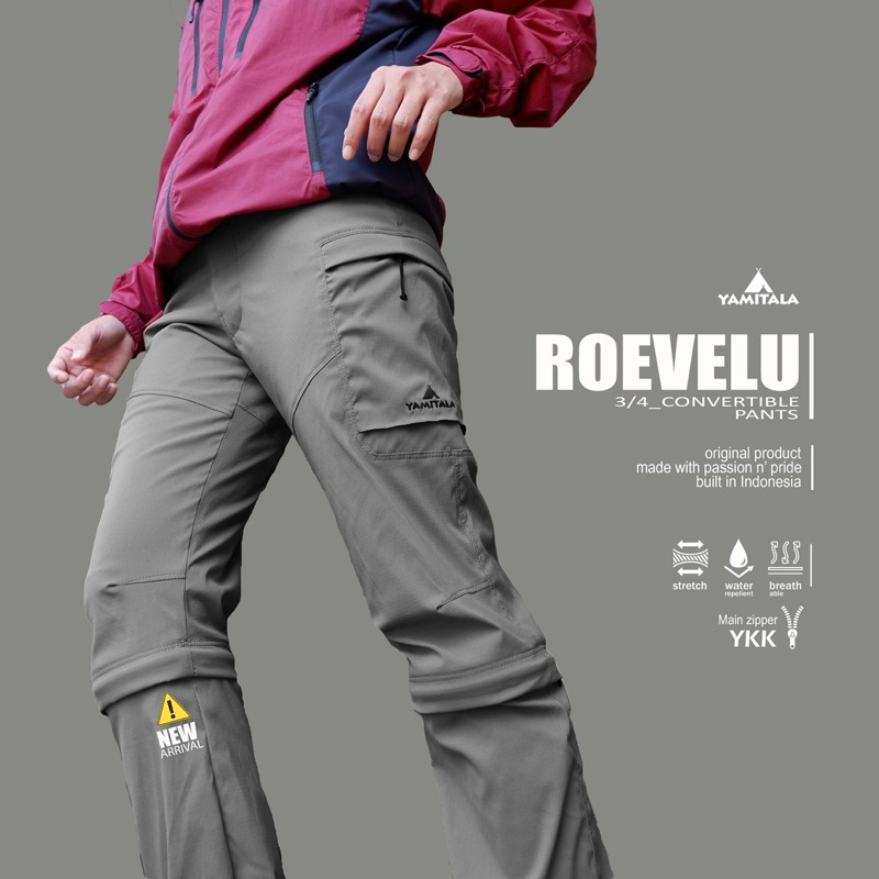 Yamitala Quickdry Roevelu 3/4 กางเกงเชื่อมต่อ