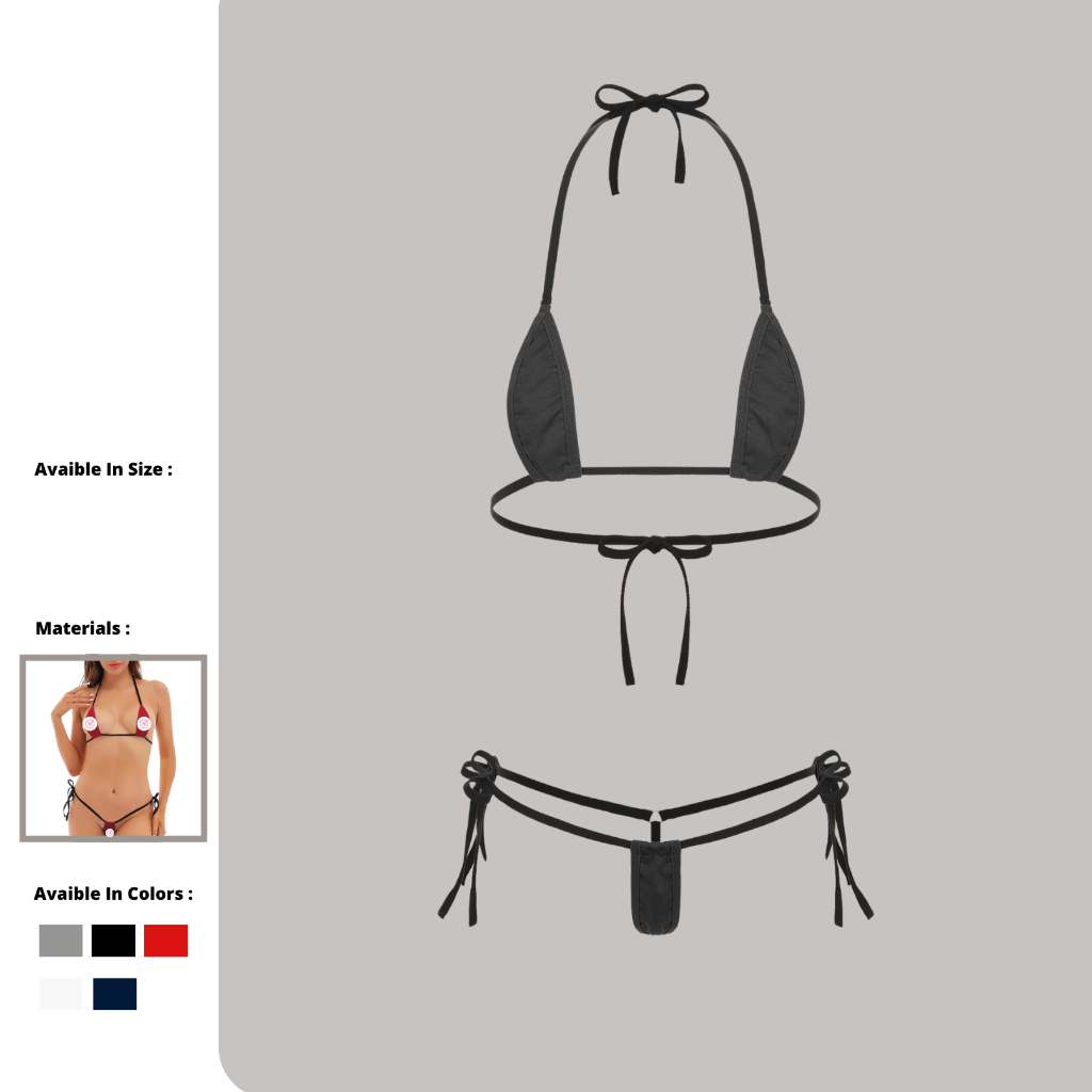 Sexy Beach G String and Bra / ชุดบิกินี่ SG010