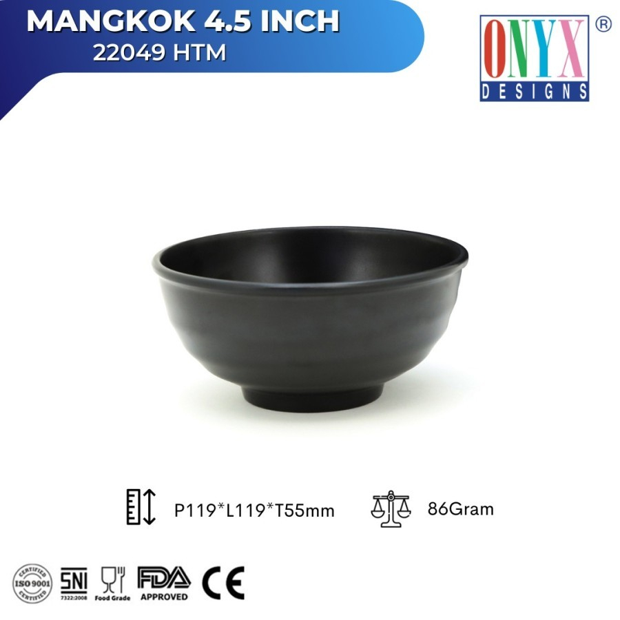 ชามจักรวาล Onyx ชามเมลามีน 4.5 นิ้ว 22049 AAE