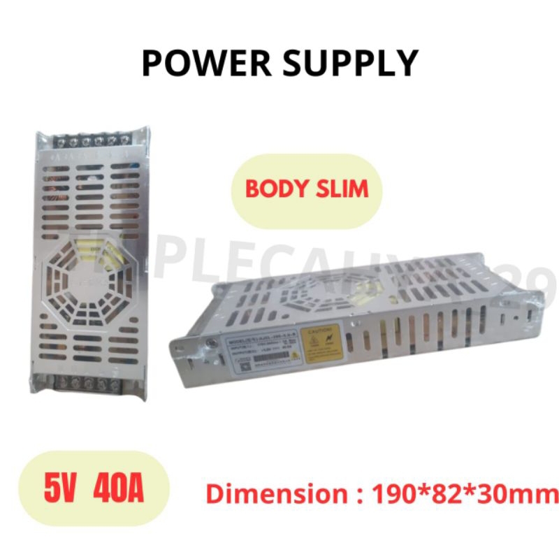 พาวเวอร์ซัพพลาย ADAPTER TRAVO 5V 200W 40A SLIM