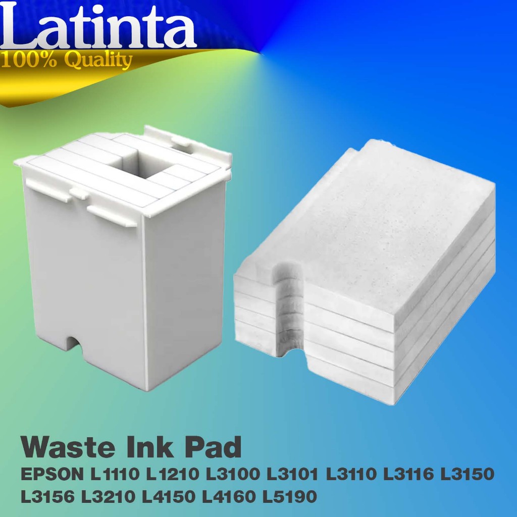 Ink Pad กล่องบํารุงรักษา L3110 L3210 / L-3110 L-3210 Ink Disposal Foam ใช้งานร่วมกับ Epson Waste Ink Tank