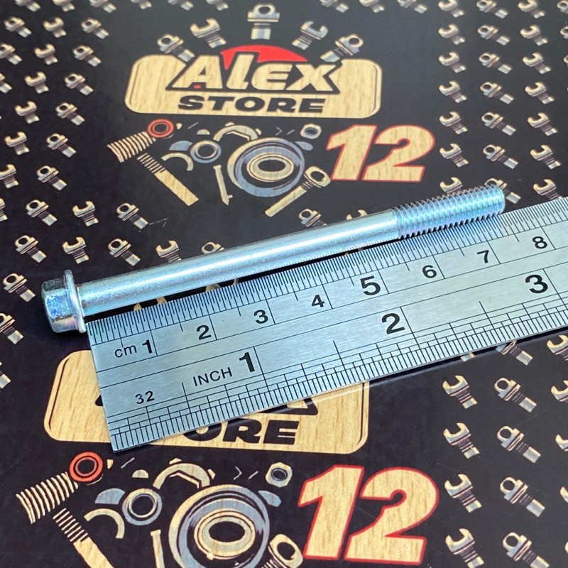 CVT BLOCK BOLT KEY 8/M6x7.5 BOLT KEY 8 THREAD BOLT 10/FLANGE BOLT KEY 8 ENGTH 8.5CM UNIVERSAL CVT BL