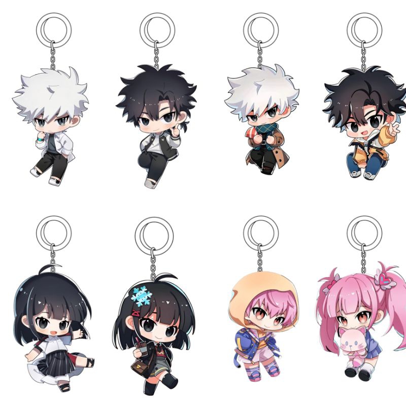 GANTUNGAN LINK CLICK KEYRING / ANIME LINK AND CLICK KEYCHAIN