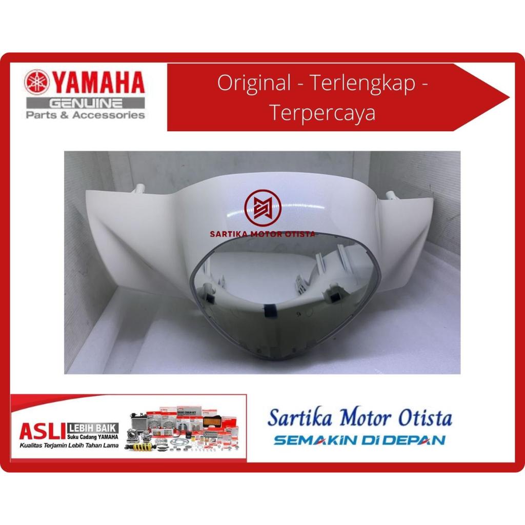 ฝาครอบแฮนด์ตัวบนเดิม 1 (YWC) / ฝาครอบหน้าครีมสีขาว Yamaha Filano