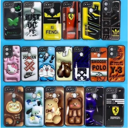 [ Vivo Y16 | Y02 | Y15S | Y22 ] เคส softcase Pattern big eye เคส 3D Vivo