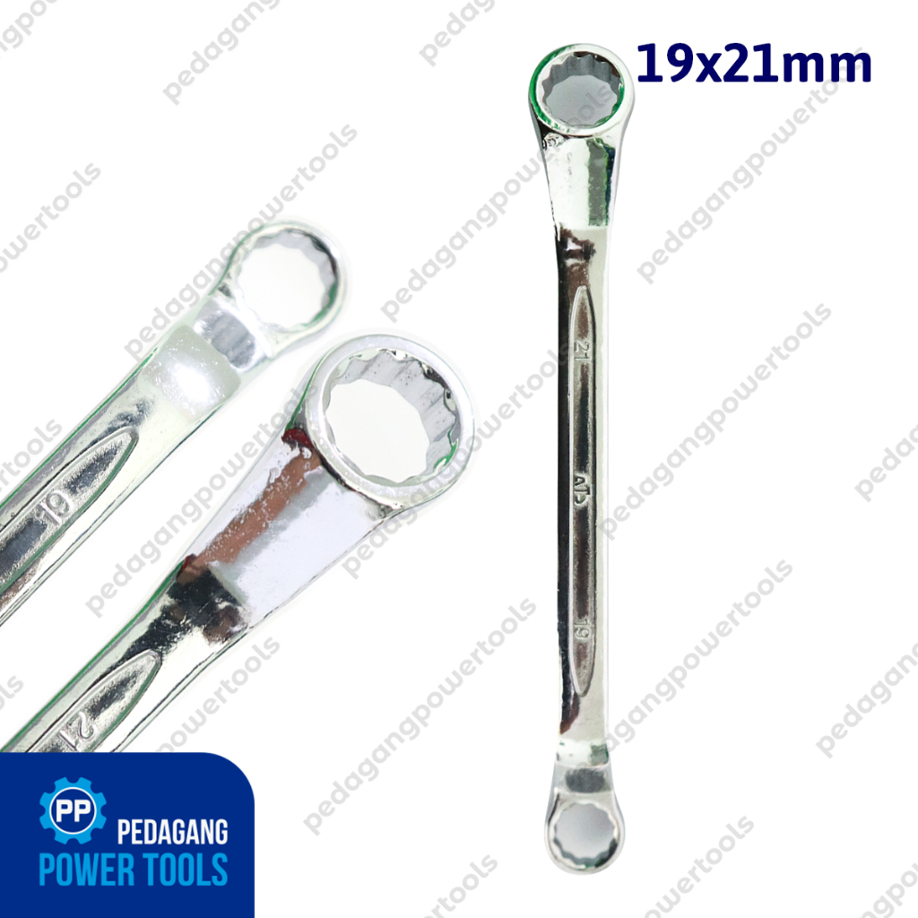 ATS RING WRENCH 19 X 21 MM RENG 19X21 OFFSET RING SPANNER WRENCH