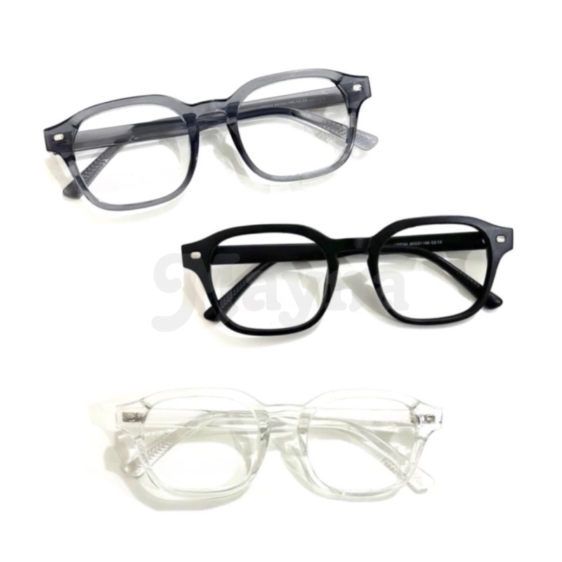 Moscot KOTAK Skena Mens/Womens Anti-Ray Blueray Photochromic Bluecromic Glasses - ฟรี M1NUS CYL