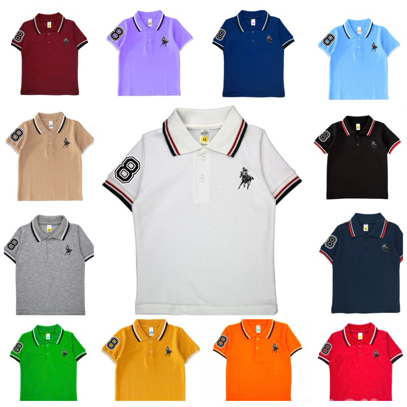 เสื้อโปโลเด็ก/เสื้อคอปกเด็ก/เสื้อหวังกิเด็กกับม้ามอฟ