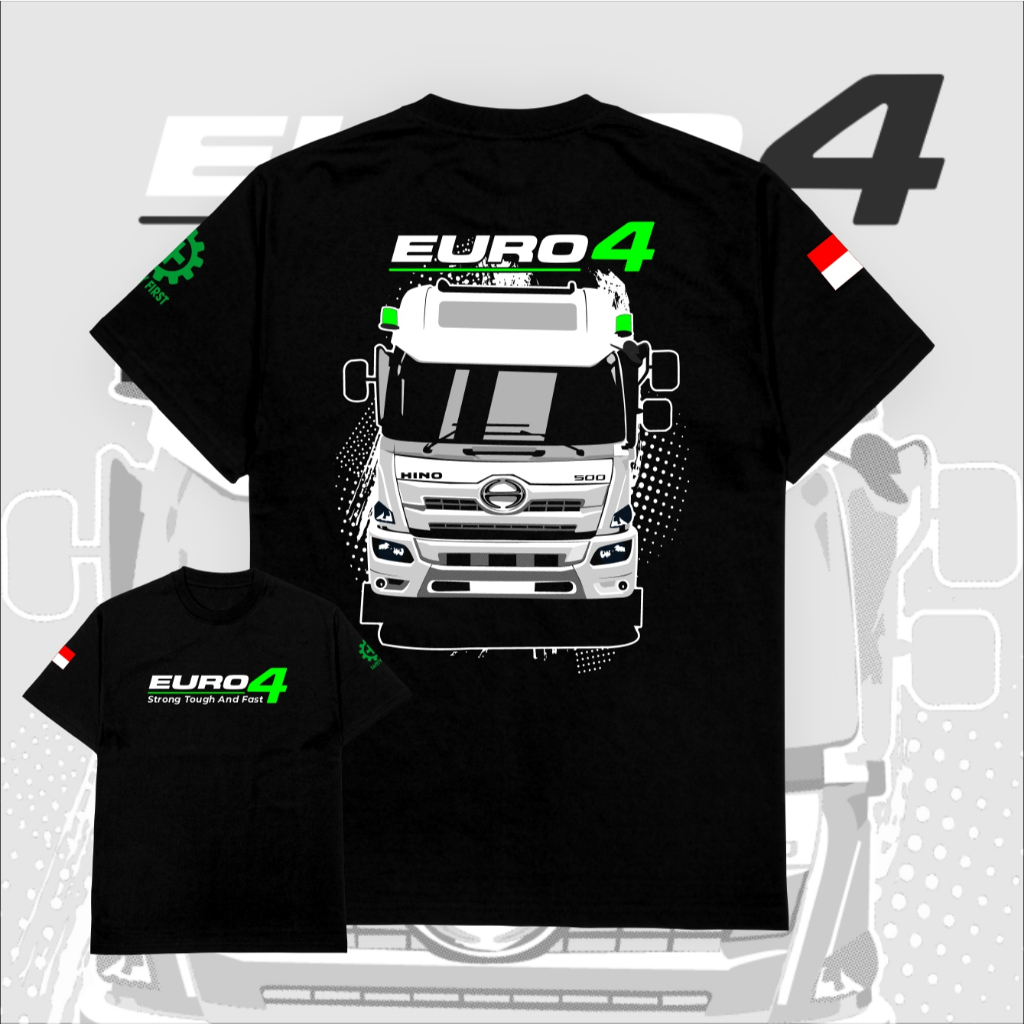 Hino EURO4 HINO 500 DRIVER HINO TRUCK เสื้อยืด