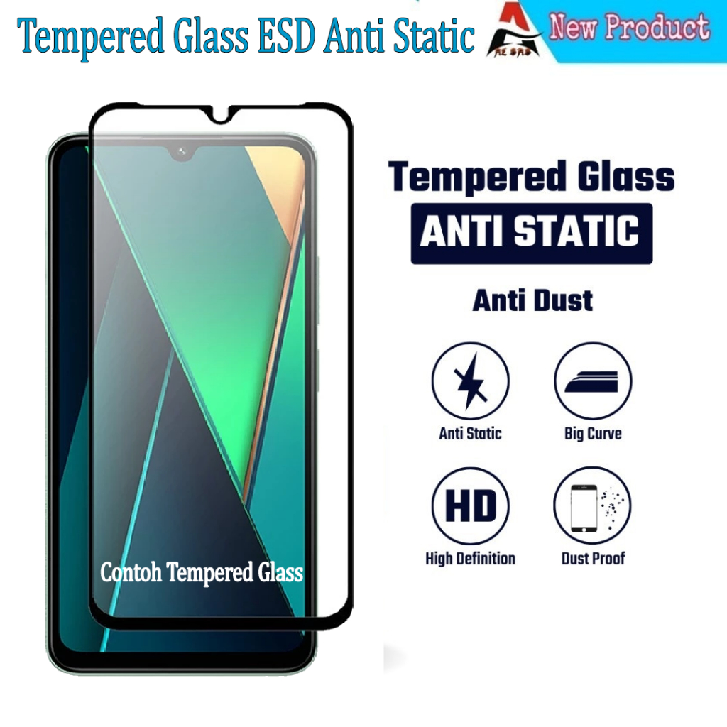 ฟิล์มกระจกนิรภัย ZTE BLADE A55 A35 TEMPERED GLASS FULL SCREEN ESD ANTI STATIC