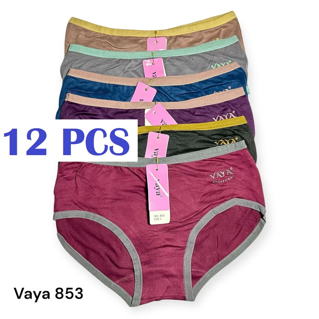 12 ชิ้น - ชุดชั้นในสตรี VAYA Art 853 ไซส์ ML-XL-XXL