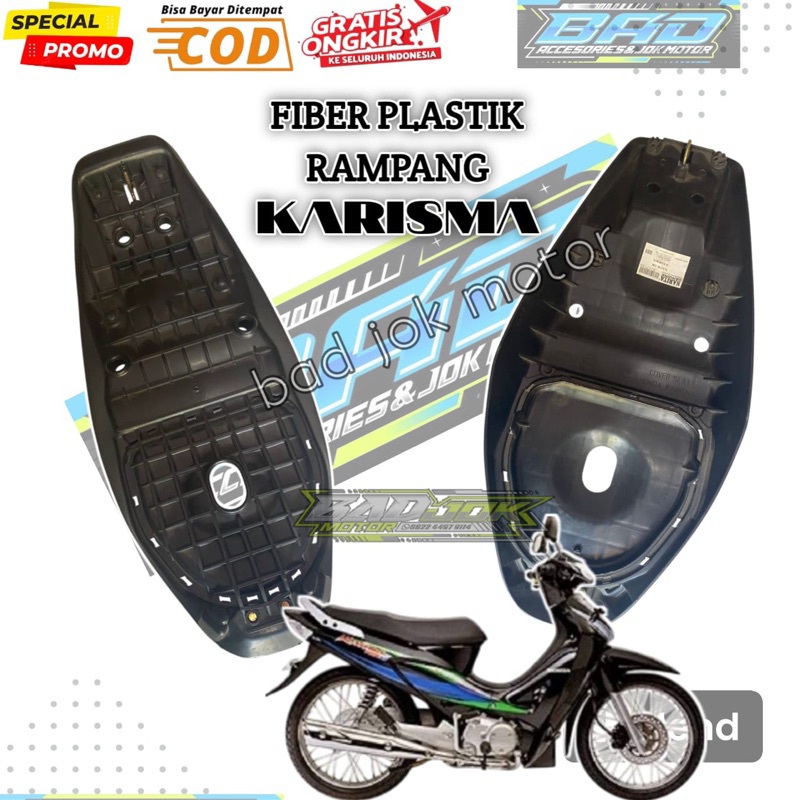FIBER PLATE SEAT พลาสติก honda karismax karisma d