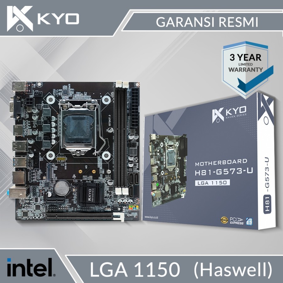KAIZEN H81 LGA 1150 DDR3 H81 เมนบอร์ดเมนบอร์ด