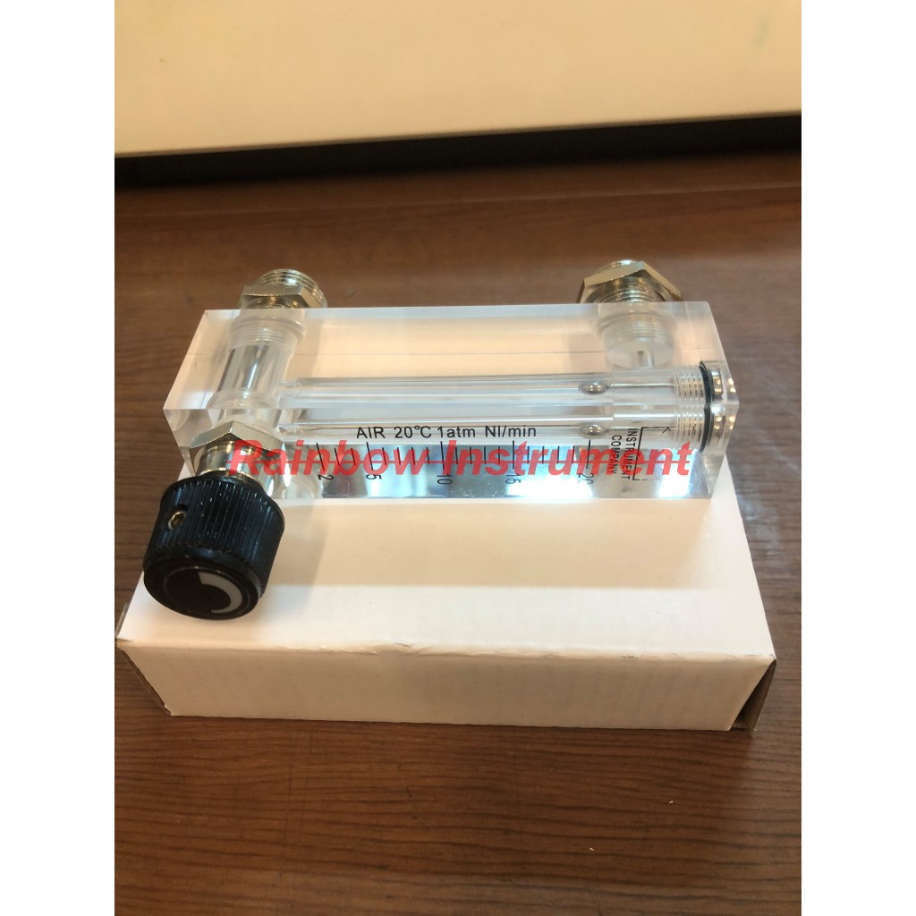 Flowmeter Air / Gas Rotameter (Air) LZM-6T Range 2-20L/MIN Series Acrylic Flowmeter