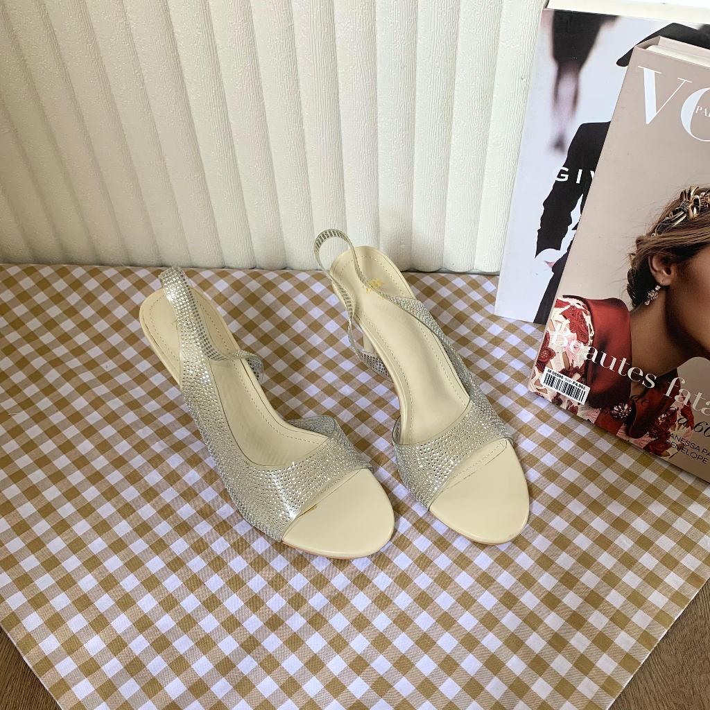 HEELS SHOES S 3596 ZARA GLITTER HEELS 9 CM PREMIUM