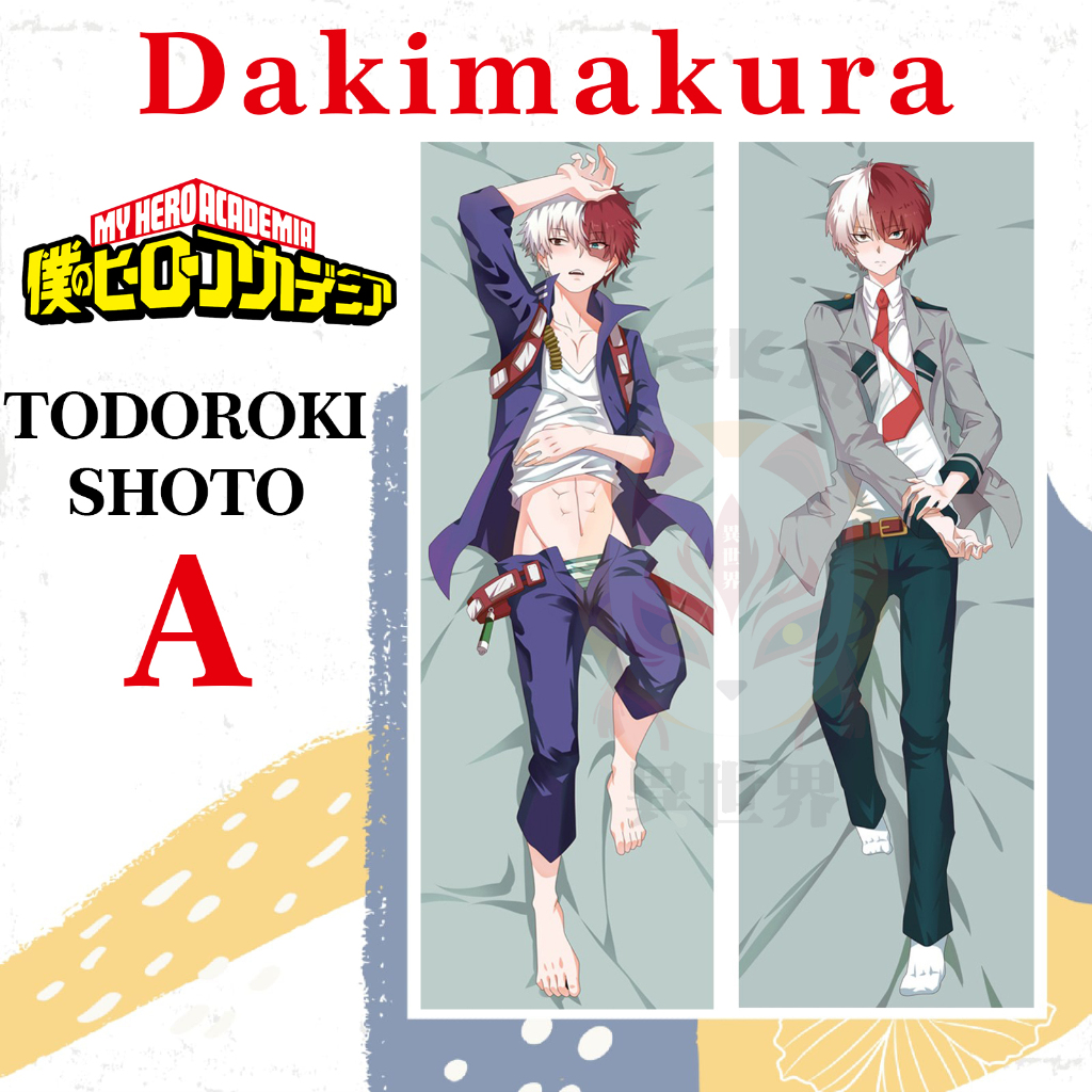 Dakimakura TODOROKI SHOTO My Hero Academia - TODOROKI Waifu Husbu อะนิเมะปลอกหมอน