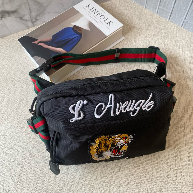 กระเป๋าคาดเอว TIGER EMBROIDERY NYLON BELT BAG