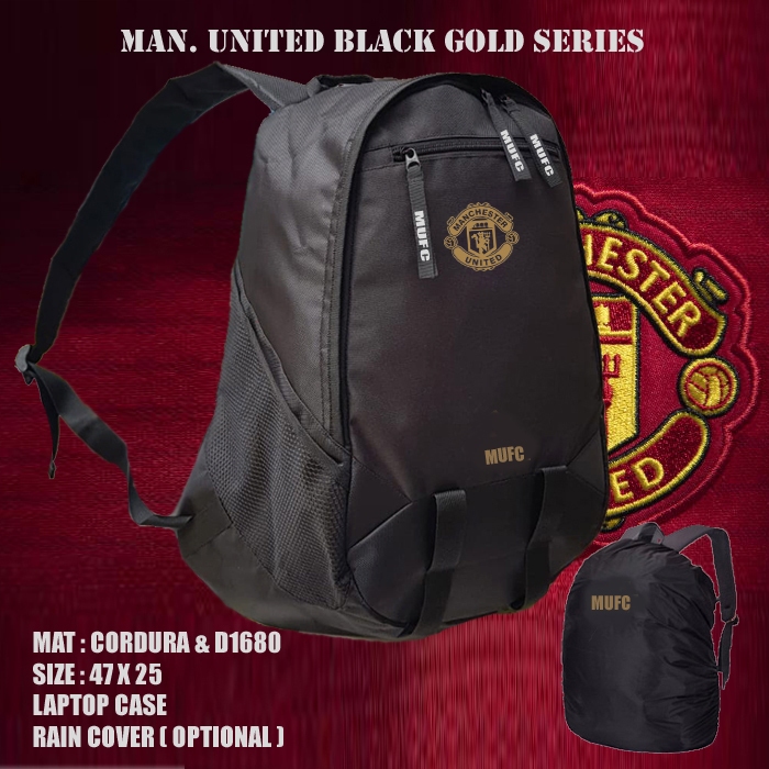 MANCHESTER UNITED BACKPACK - MANCHESTER UNITED LAPTOP BAG - MU FOOTBALL BAG