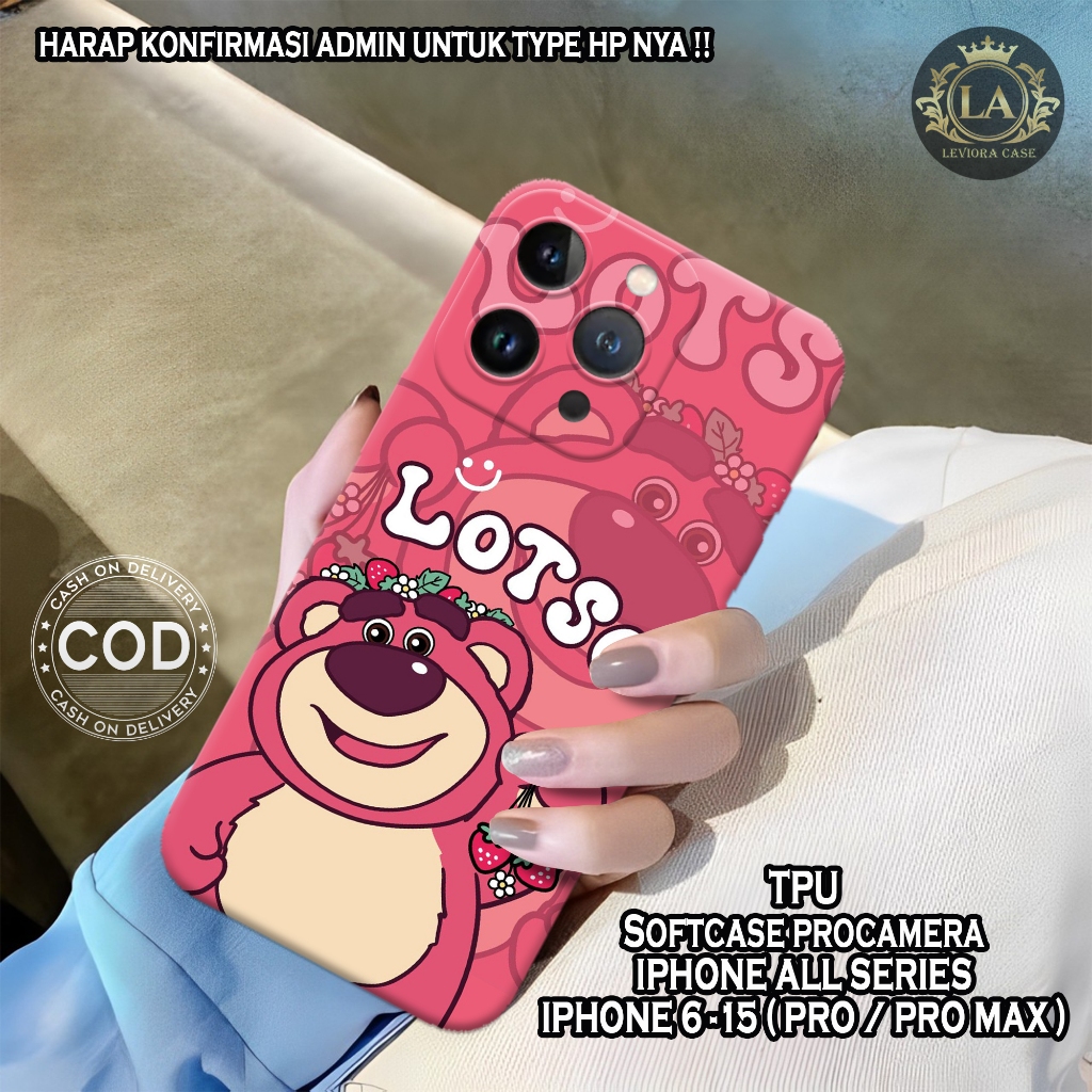 เคส HP IPHONE 7 / 15 (Pro / Pro max) - เคส Leviora - เคสแฟชั่นLotso - IPHONE 7 / 15 Softcase - เคสกล