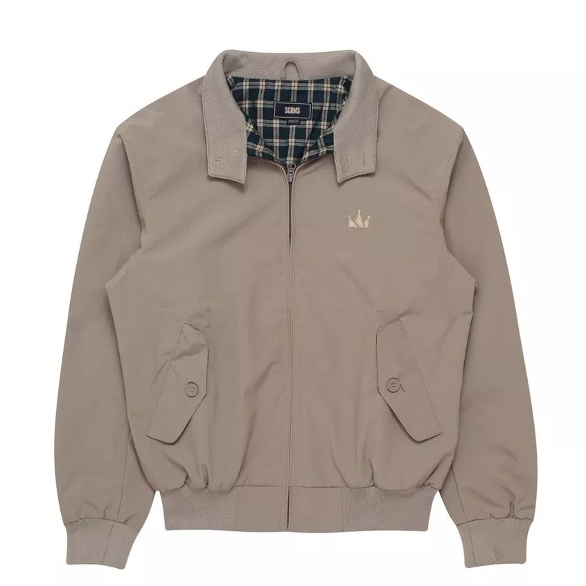 Hitam Screamous Jacket Harrington CLETO - CREAM - BLACK - GREY - NEWEST NAVY
