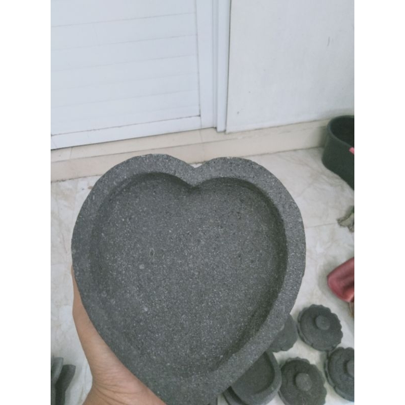 LOVE STONE MORTAR 15CM ONE SET OF PESTLE