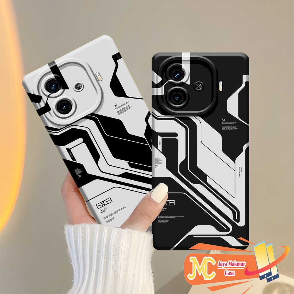 SOFTCASE VIVO IQOO Z9 TURBO 5G / IQOO Z7 5G / IQOO Z7X 5G 2024 ใหม่ล่าสุด / MOTIF Abstract Aesthetic