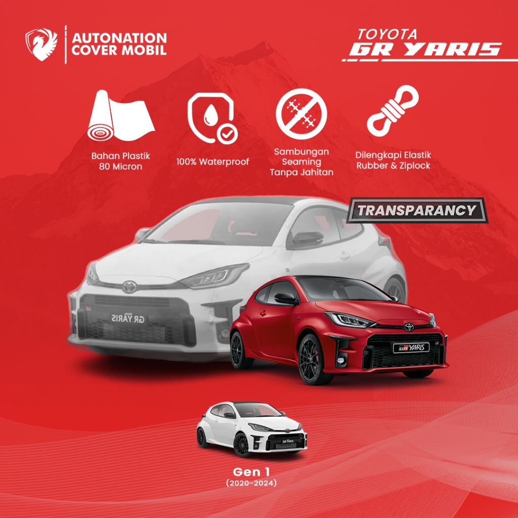 Automation Garage – ผ้าคลุมรถแบบใส Toyota GR Yaris