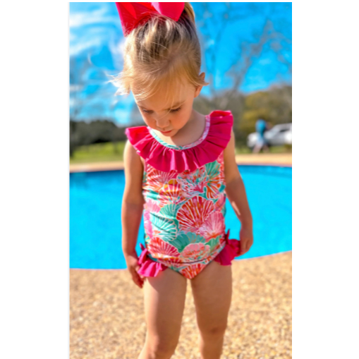 SWIMSUIT / SWIM SUIT / SWIM WEAR AGEOUS GIRL BIKINI SET FOR TODDLER GIRLS SIZE 2 3 4 5 ปี 5 ปี