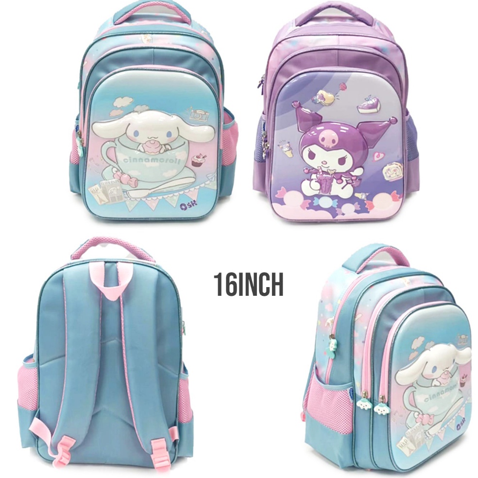 ราคาพิเศษ 1111 PRIMARY GIRLSCHOOL BACKPACK BAGS WITH PONY UNICORN sun HORSE PICTURES 4 ZIPPERS sun o