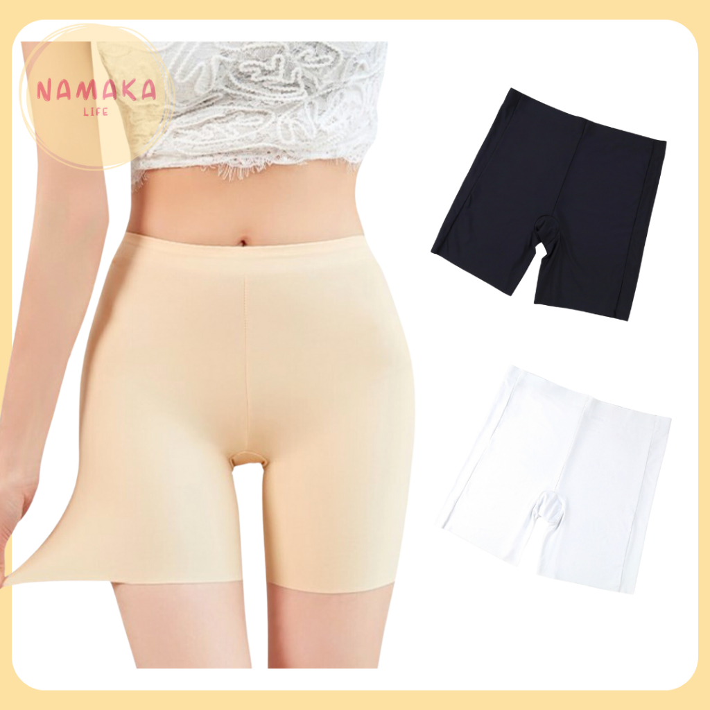 พรีเมี่ยมชุดชั้นในกางเกง THICK SOFT SEAMLESS ANTI-BREAK COOL SHORT UNDR HIGH WAIST SEPUSAR TEENS ADU