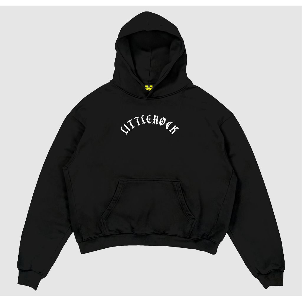 Littlerock Clothing Boxyfit Hodie Classic Cars สีดํา | เสื้อแจ็คเก็ตมีฮู้ด Boxy สําหรับผู้ชายและผู้ห