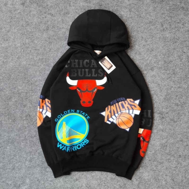 เสื้อกันหนาวบาสเก็ตบอล Chicago Bulls เสื้อฮู้ด