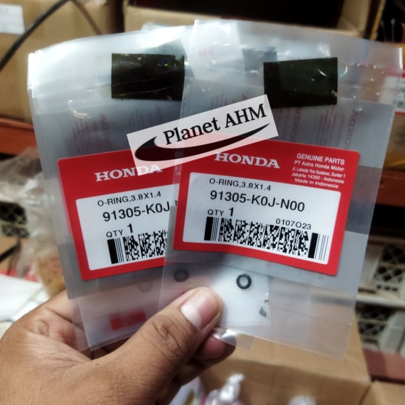 Honda 91230-K0J-N00 Oring Jet Comp ลูกสูบ 3.8X1.4 Genio Beat LED Scoopy K2F