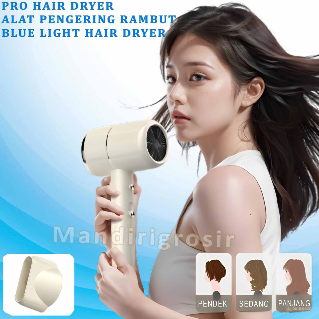 ไดร์เป่าผม * Pro Hair Dryer * ไดร์เป่าผมแสงสีฟ้า * OK-168
