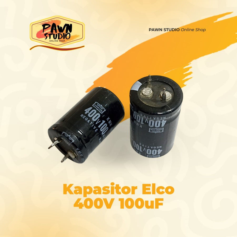 ELCO 100uf 400v / Elco 100400โวลต์ / เอลโก้ 100 uf 400 โวลต์ / 100uf 400โวลต์