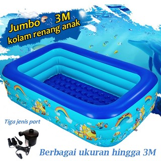 Kolam Renang Anak Jumbo 3M Murah Inflatable Swimming Pool Playground kolam renang keluarga dewasa Murah mainan kolam renang anak ukuranbesar tinggi