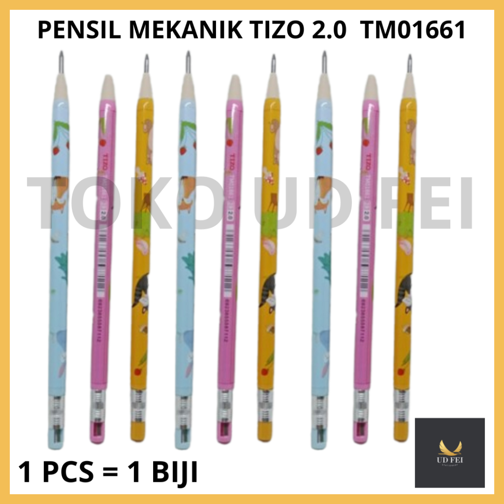 (1 ชิ้น/1 ชิ้น) MECHANICAL PENCIL 2.0 TM01661/ MECHANICAL PENCIL 2.0 TIZO/ MECHANICAL PENCIL 2.0