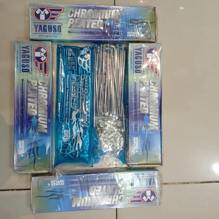 Yaguso Original Thailand Spokes ขนาด 10x93 chrome pentol