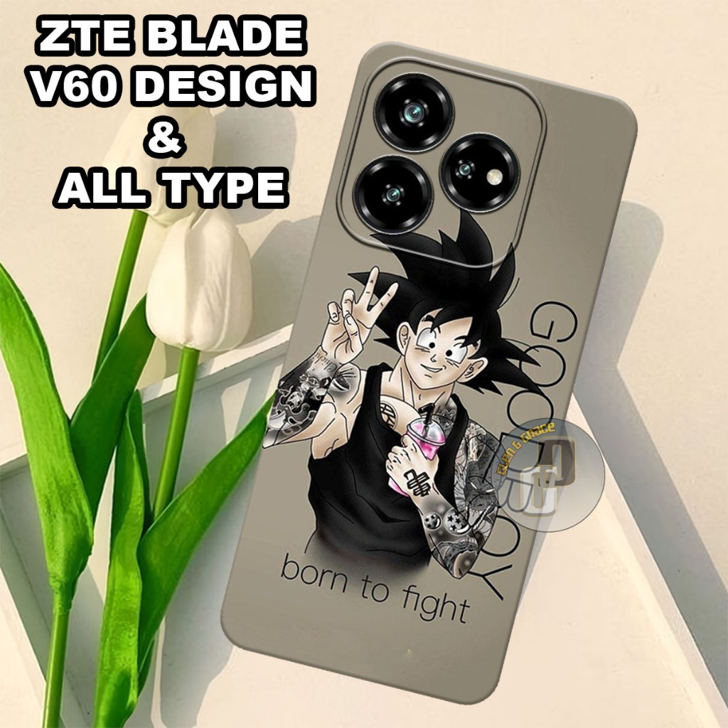HP G47 - ใหม่ล่าสุด ZTE Blade V60 Design Softcase 2024 - Silicone Blade V60 Design - YOUNG GOKU Moti