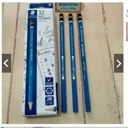 1 โหล มี 12 STAEDLER 2B PENCILS ORIGINAL WHOLESALE 2B EXAM PENCILS