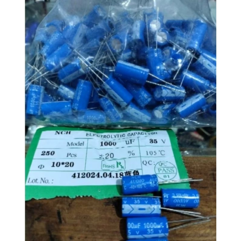 ELCO CAPACITOR 1000uf 35V NCH.1PCS