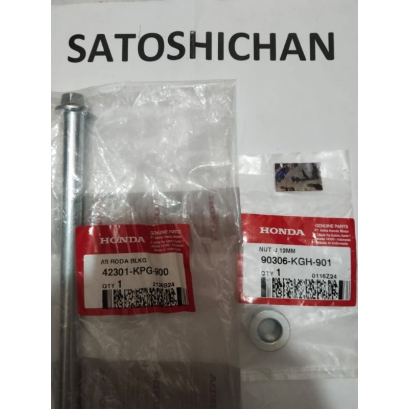 KPH เพลาหลัง + ราคาน็อต 1st 42301-KPG-900 + 90306-KGH-901 Original AM