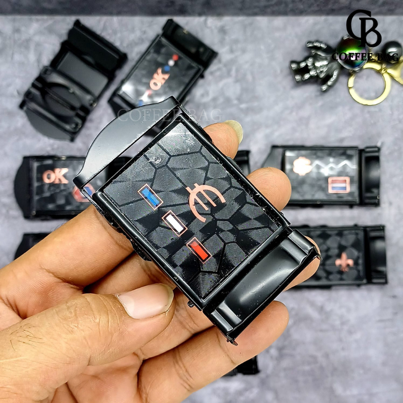 [CB] Mens Belt Head Clip-on Model Random Sticker Motif-K-042