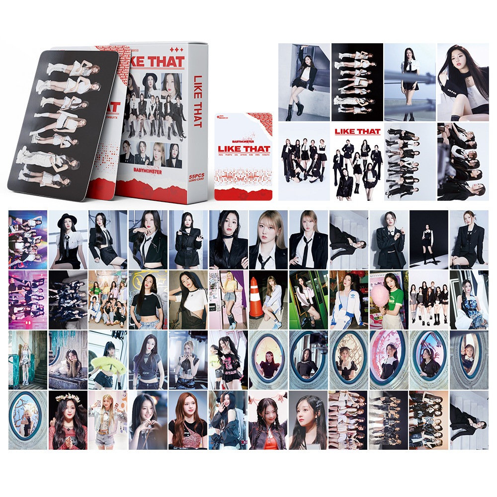 Baby Monster 55 ชิ้น lomocard photocard เบบี้มอนสเตอร์ baemon