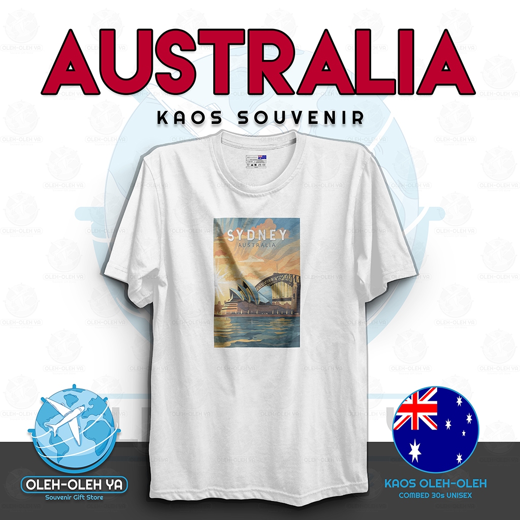 ของที่ระลึก YA เสื้อยืดออสเตรเลีย ของที่ระลึก ของที่ระลึก เสื้อยืดออสเตรเลีย Sydney Perth Adelaide A
