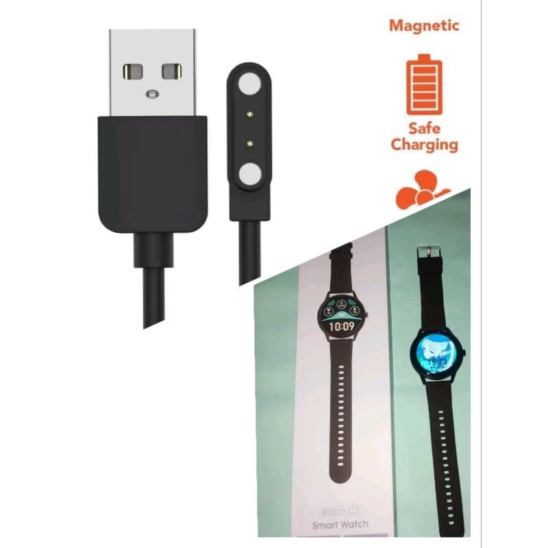 Acome C1 Smart watch สายชาร์จสมาร์ทวอทช์ Acome C1 S1 Plus Magnetic 2 pin